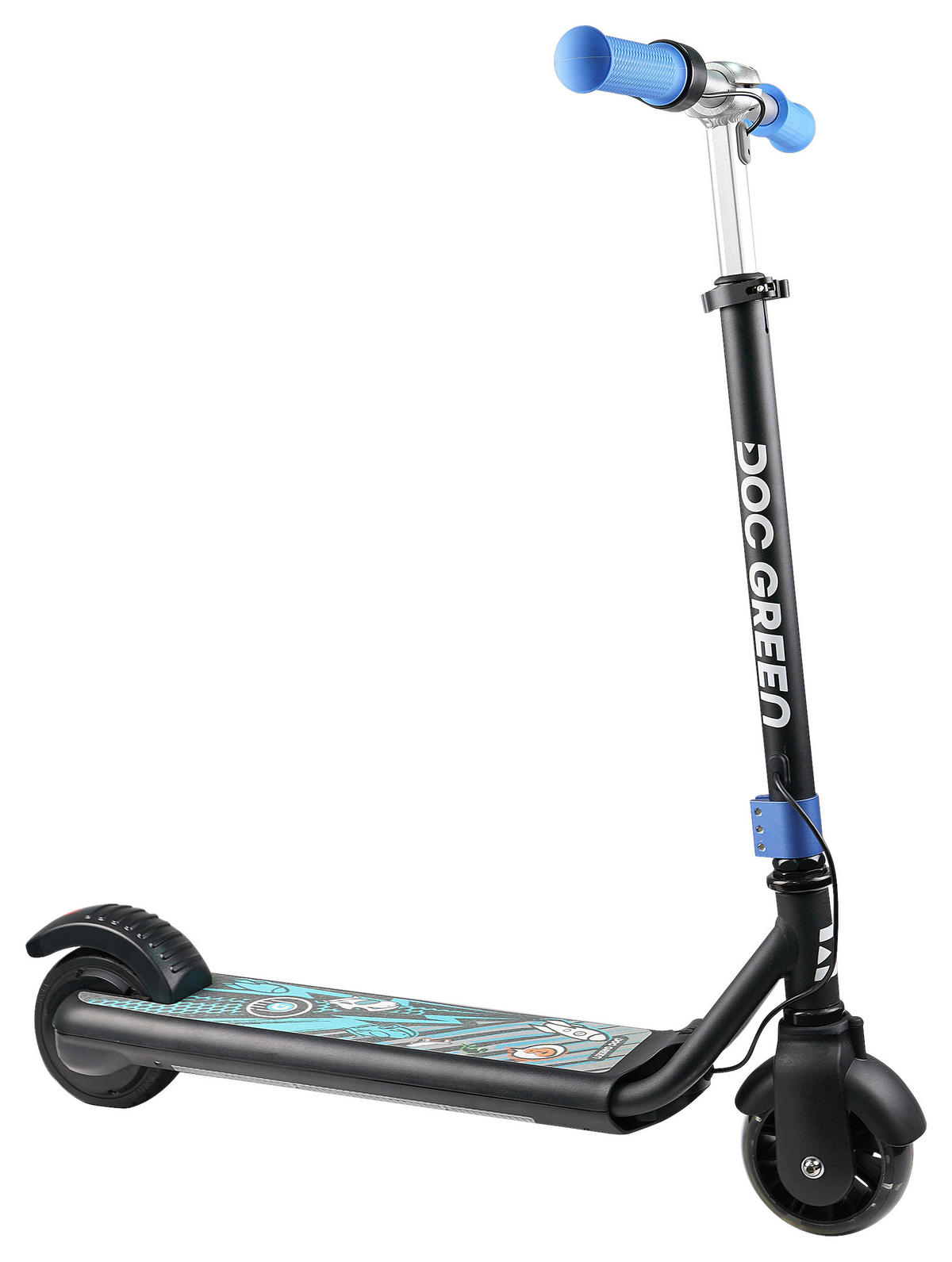 KIDS E-SCOOTER 22 DOC GREEN  - Hellblau, KONVENTIONELL, Kunststoff/Metall (72/84/39cm) - Atrigo