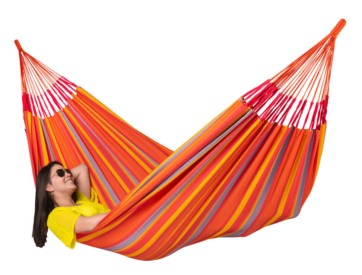 HOJDACIA SIEŤ  - oranžová/žltá, Konventionell, textil (160/350cm) - La Siesta