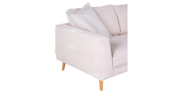 2,5-SITZER Cord Olivgrün  - Naturfarben/Olivgrün, ROMANTIK / LANDHAUS, Holz/Textil (195/69/100cm) - Landscape