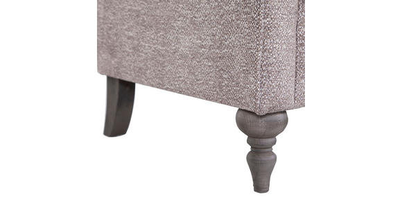 OHRENSESSEL Chenille Braun  - Braun/Grau, KONVENTIONELL, Holz/Textil (83/102/87cm) - Carryhome