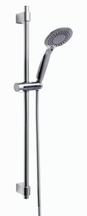 BRAUSESET  - Edelstahlfarben, Basics, Metall (10/66/6cm) - Wenko