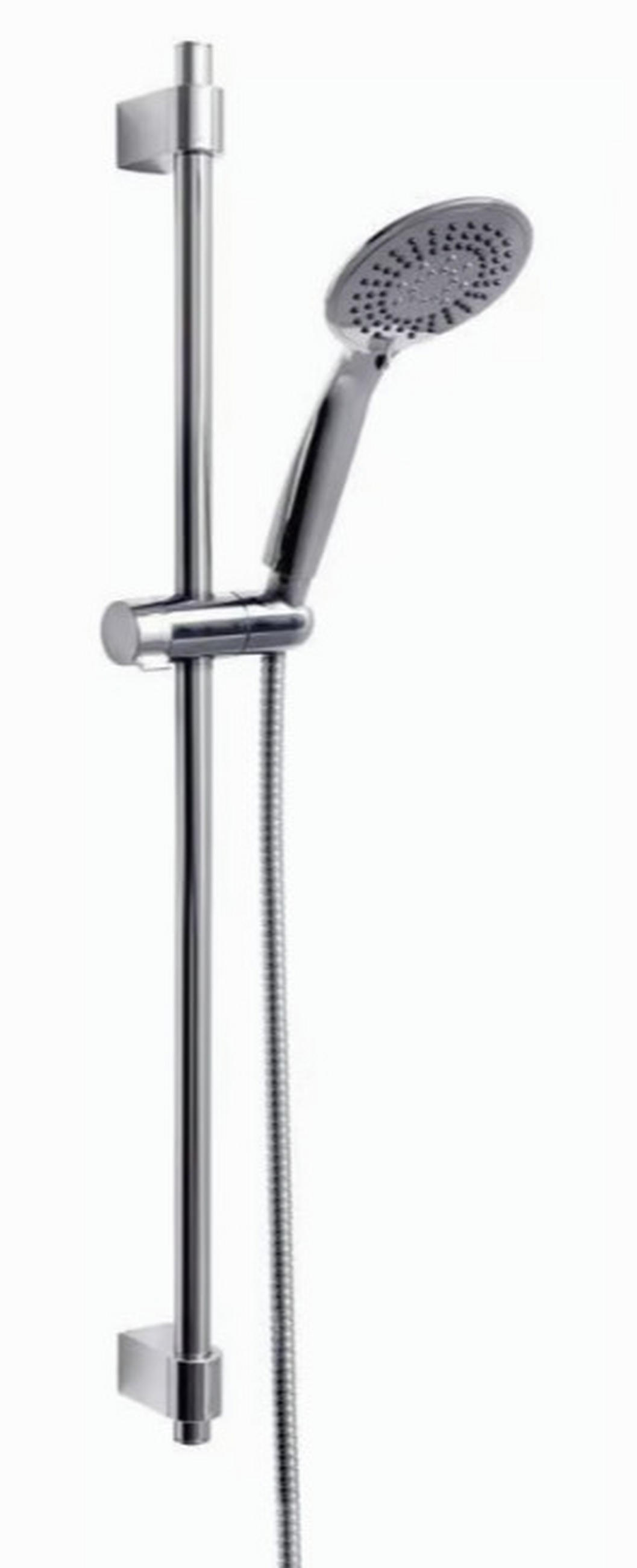 BRAUSESET  - Edelstahlfarben, Basics, Metall (10/66/6cm) - Wenko