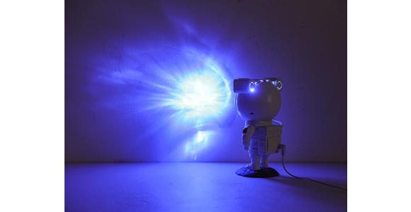 LED-DEKOLEUCHTE Astronaut 12/13/23 cm  - Weiß/Grau, Design, Kunststoff (12/13/23cm) - Novel