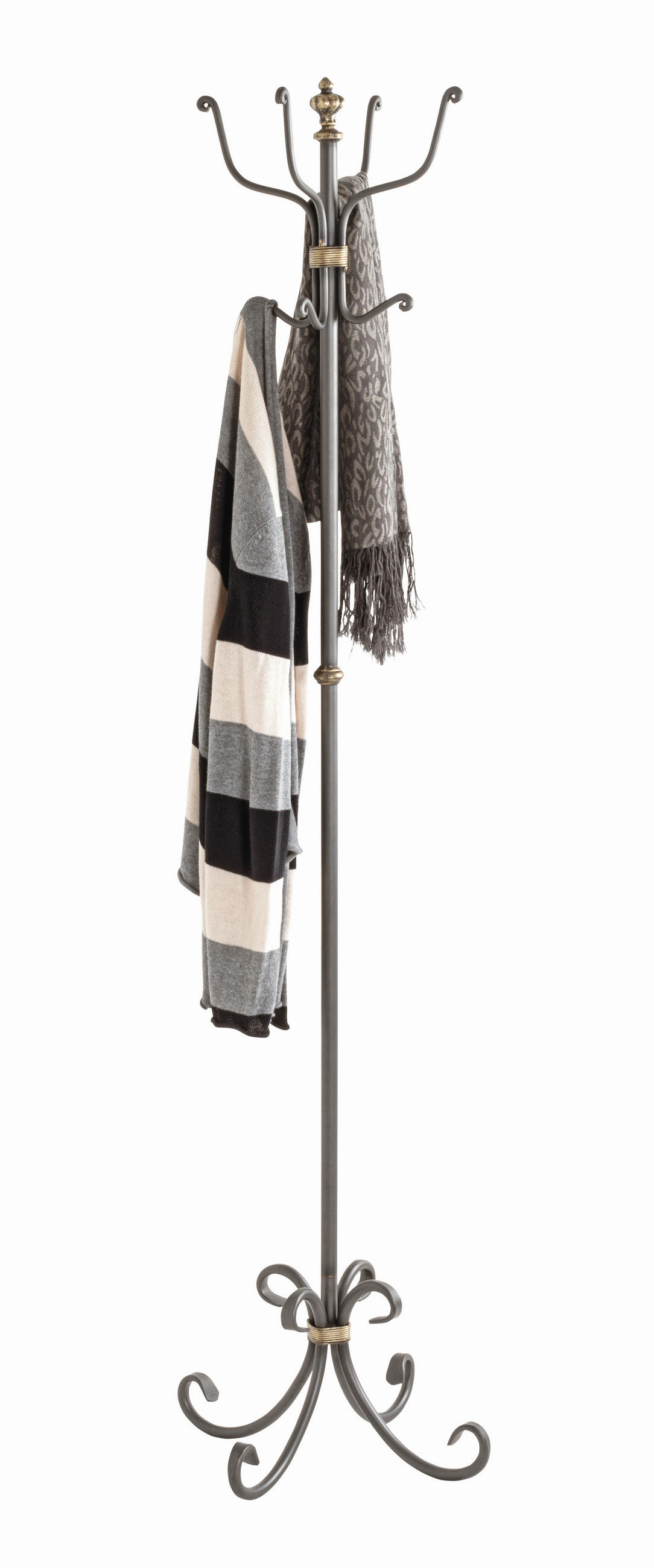 KLEIDERSTÄNDER in Anthrazit, Silberfarben, Goldfarben  46/180 cm  - Anthrazit/Silberfarben, KONVENTIONELL, Metall (46/180cm)
