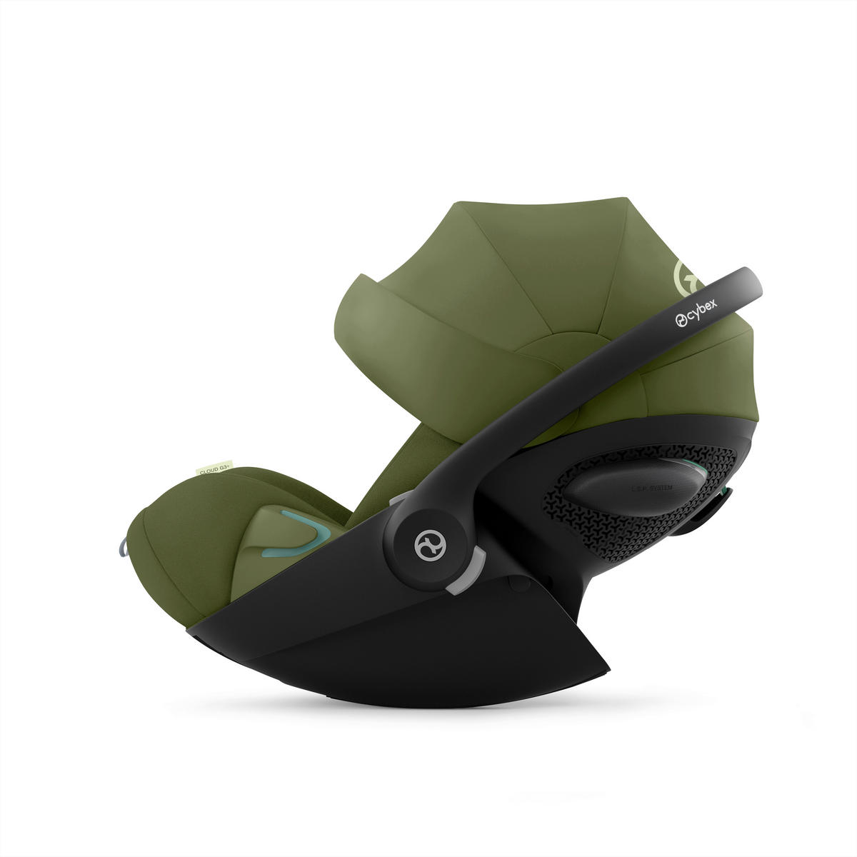 BABYSCHALE  Cloud G3 Plus Moss Green Moss Green  - Khaki, Basics, Kunststoff/Textil (68-72/43,5/35,5-59,5cm) - cybex GOLD