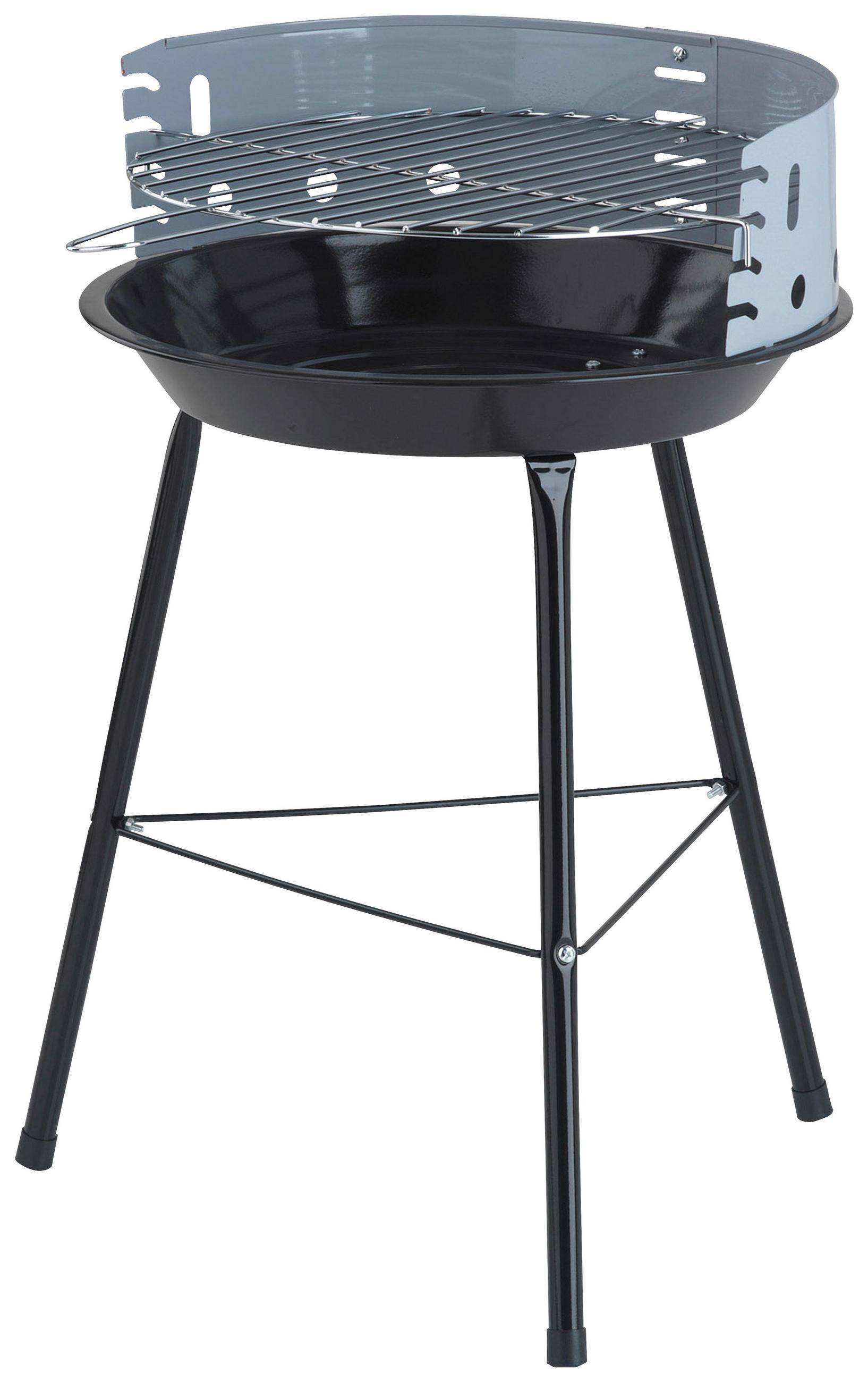 GRILL-PARTYSET 10401  Schwarz  - Schwarz, KONVENTIONELL, Metall (38/56/38cm) - Ambia Garden