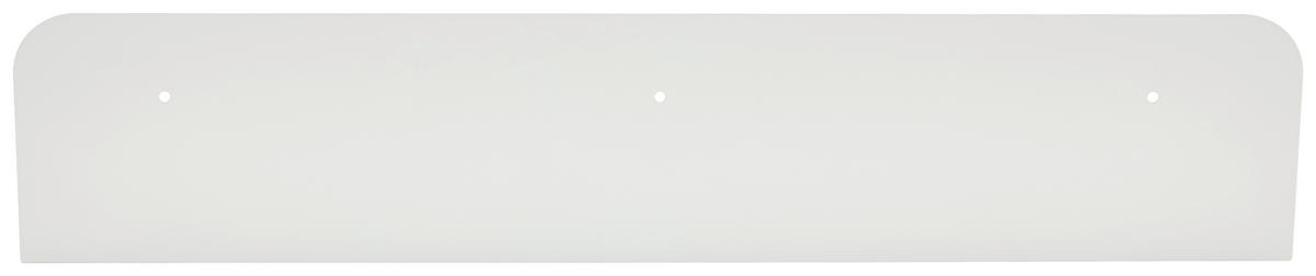 WANDBOARD Weiß  - Weiß, Design, Metall (60/12/12cm) - MID.YOU