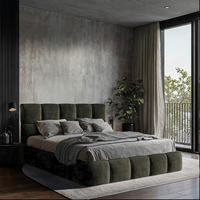 POLSTERBETT 180/200 cm,  in Grau, gepolstertes Kopfteil, Lattenrost, Bettkasten,  - Schwarz/Grau, MODERN, Holz/Holzwerkstoff (180/200cm) - MID.YOU