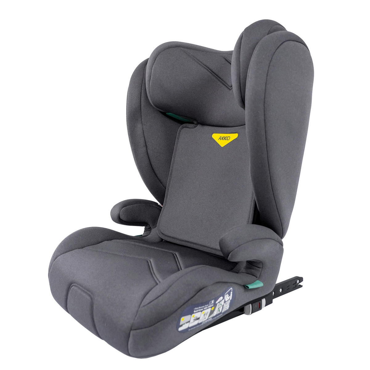 KINDERAUTOSITZ BOOSTKID GRANITE MELANGE  - Grau, LIFESTYLE, Kunststoff/Metall (44/61/37cm) - Axkid