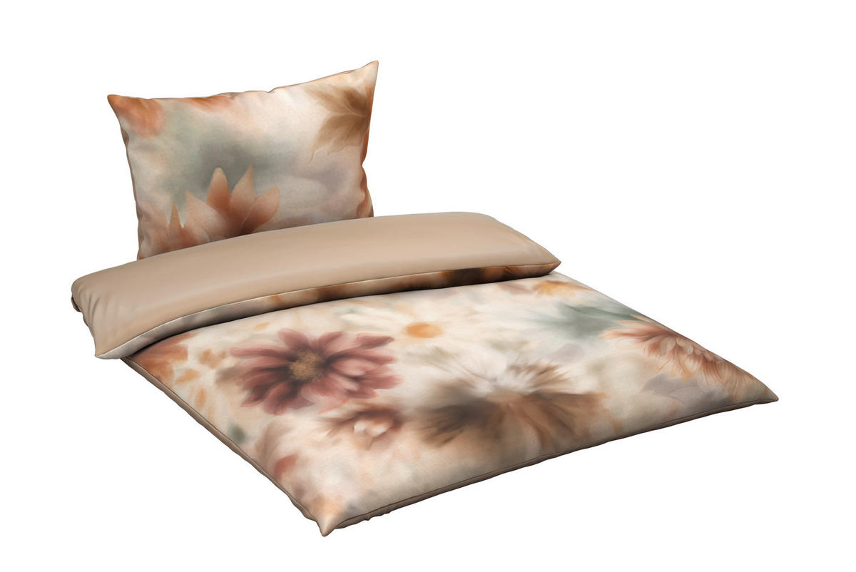 WENDEBETTWÄSCHE Satin 140/200 cm  - KONVENTIONELL, Textil (140/200cm) - Novel