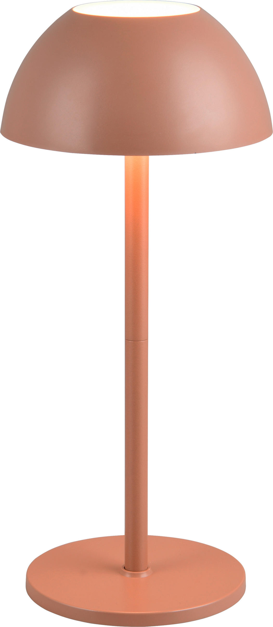 AKKU-TISCHLEUCHTE RICARDO 30,0/13,5 cm   - Braun, Basics, Kunststoff (30,0/13,5cm)