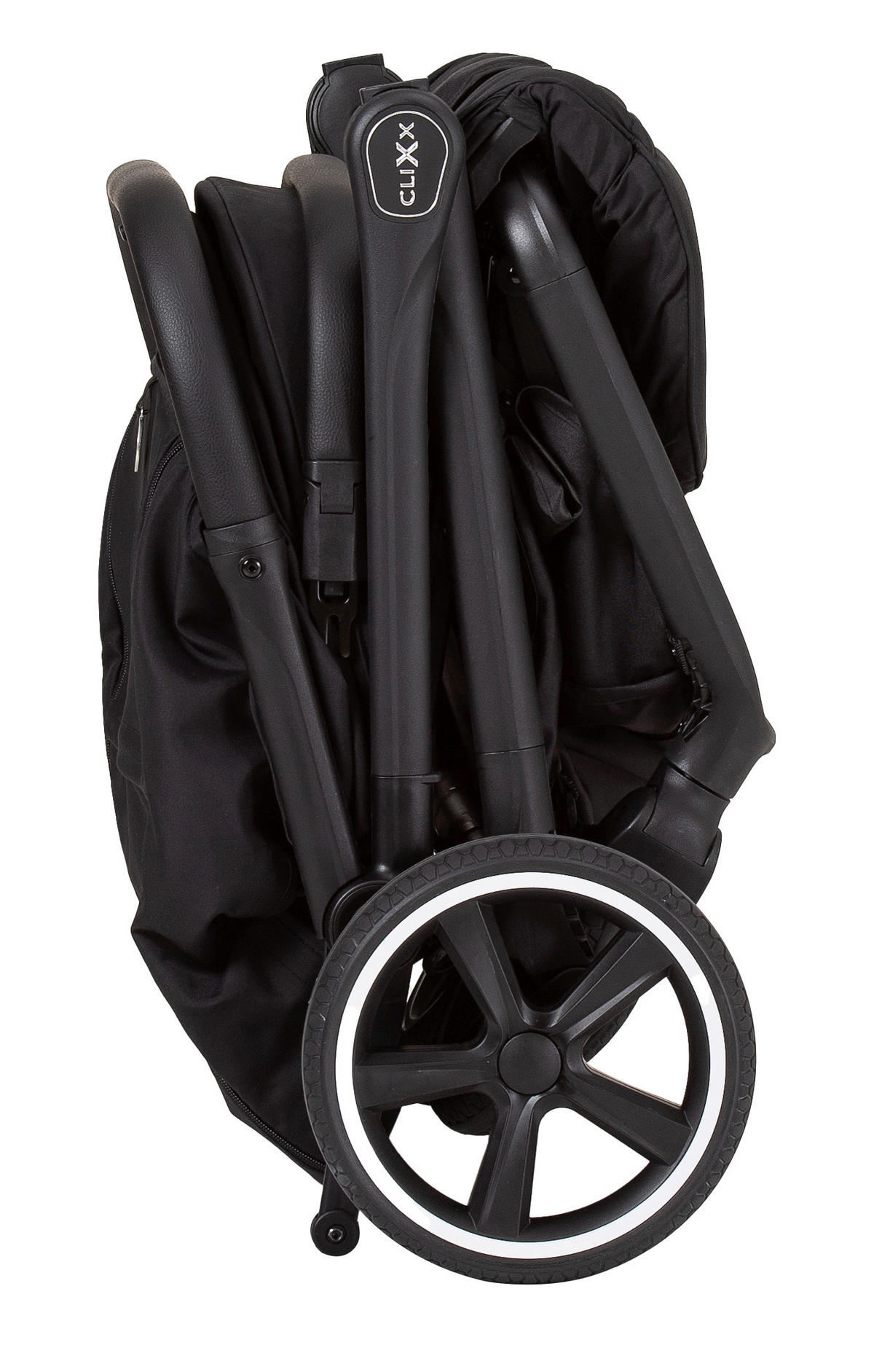 BUGGY Clixx  - Schwarz, Basics, Textil/Metall (84/52/106cm) - Hartan