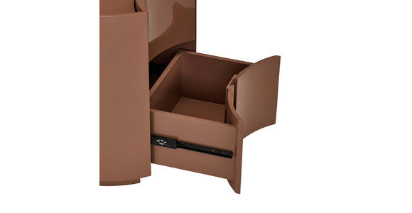NACHTSCHRANK 52/50,5/44 cm  - Braun, Design, Holzwerkstoff (52/50,5/44cm) - Novel
