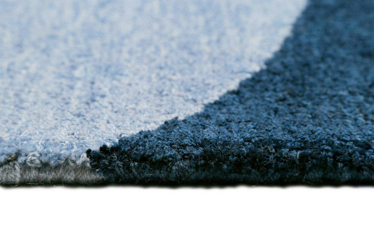 WEBTEPPICH 200/290 cm Backup Blau, Dunkelblau, Pastellblau  - Blau/Pastellblau, KONVENTIONELL, Textil (200/290cm) - Esprit