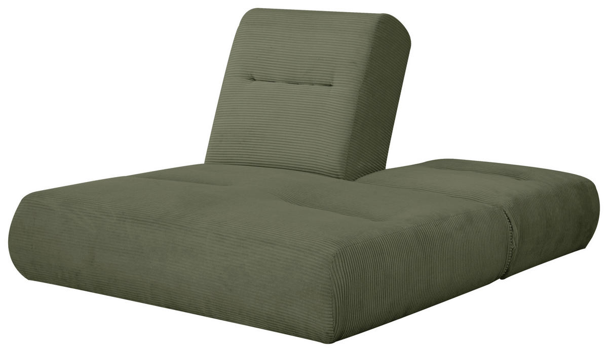 SCHLAFSOFA in Textil Olivgrün  - Olivgrün, Design, Textil (159/88/160cm) - Livetastic