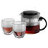 TEEKANNENSET 1 l - Klar/Schwarz, KONVENTIONELL, Glas/Kunststoff (1l) - Bodum TEEKANNENSET 1 l - Klar/Schwarz, KONVENTIONELL, Glas/Kunststoff (1l) - Bodum