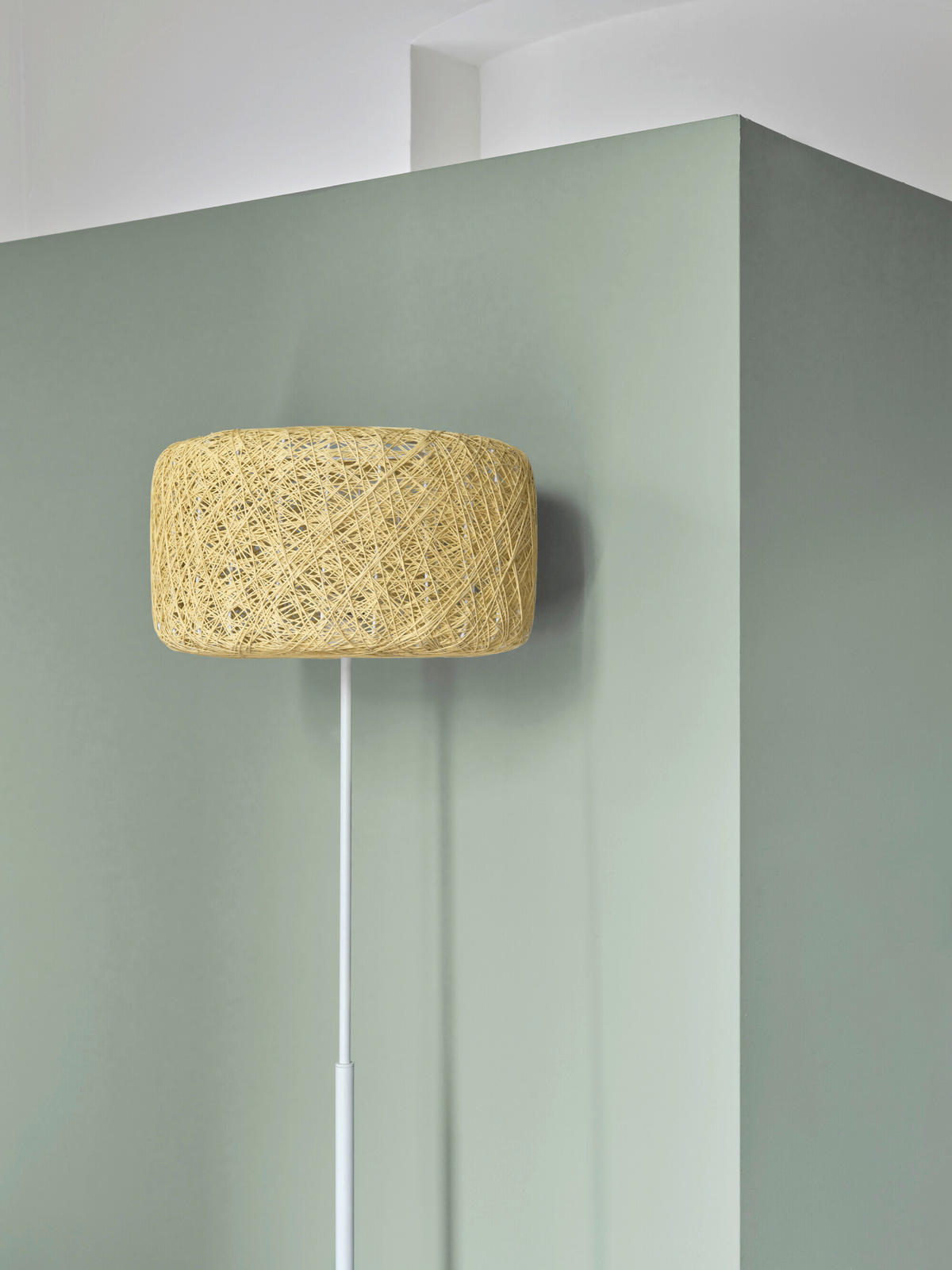 STEHLEUCHTE 40/164 cm    - Beige, Natur, Papier/Metall (40/164cm) - Osram