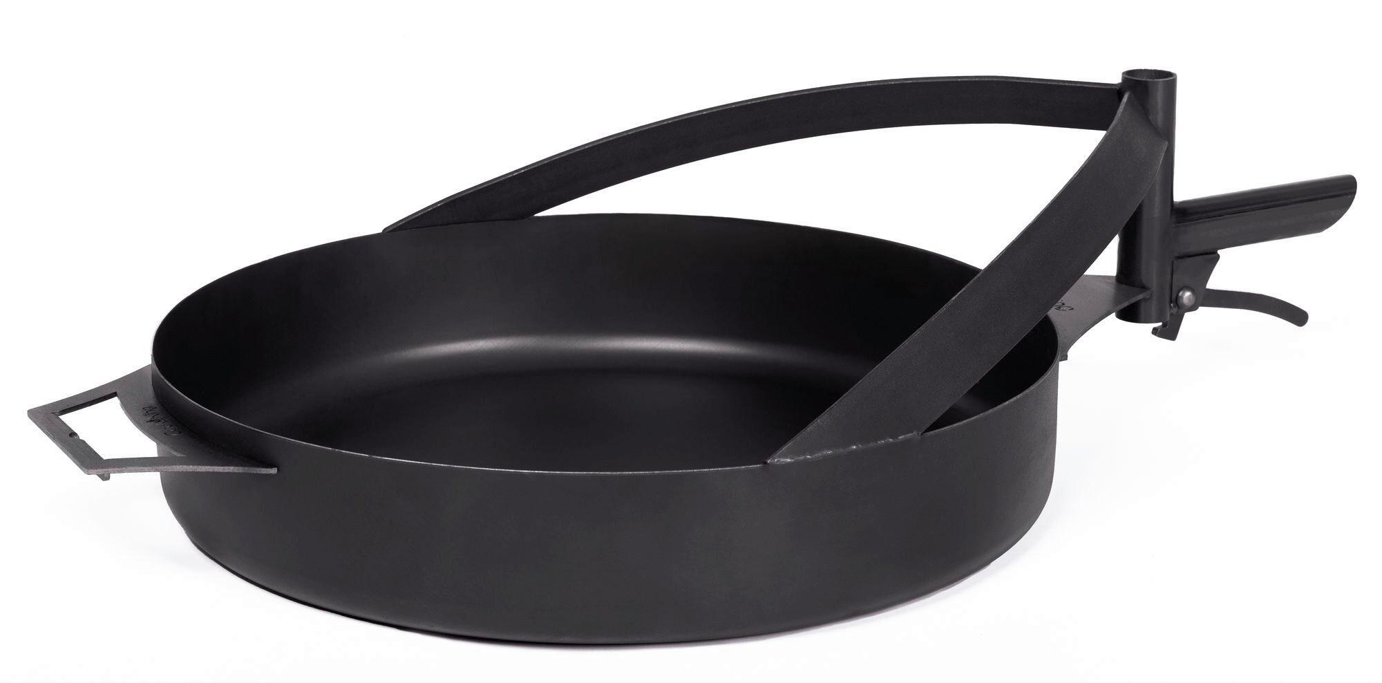 PFANNE 50 cm  - Schwarz, Basics, Metall (50cm) - Ambia Garden