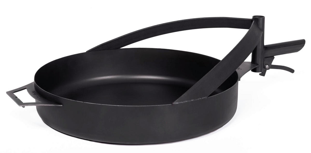 PFANNE 50 cm  - Schwarz, Basics, Metall (50cm) - Ambia Garden
