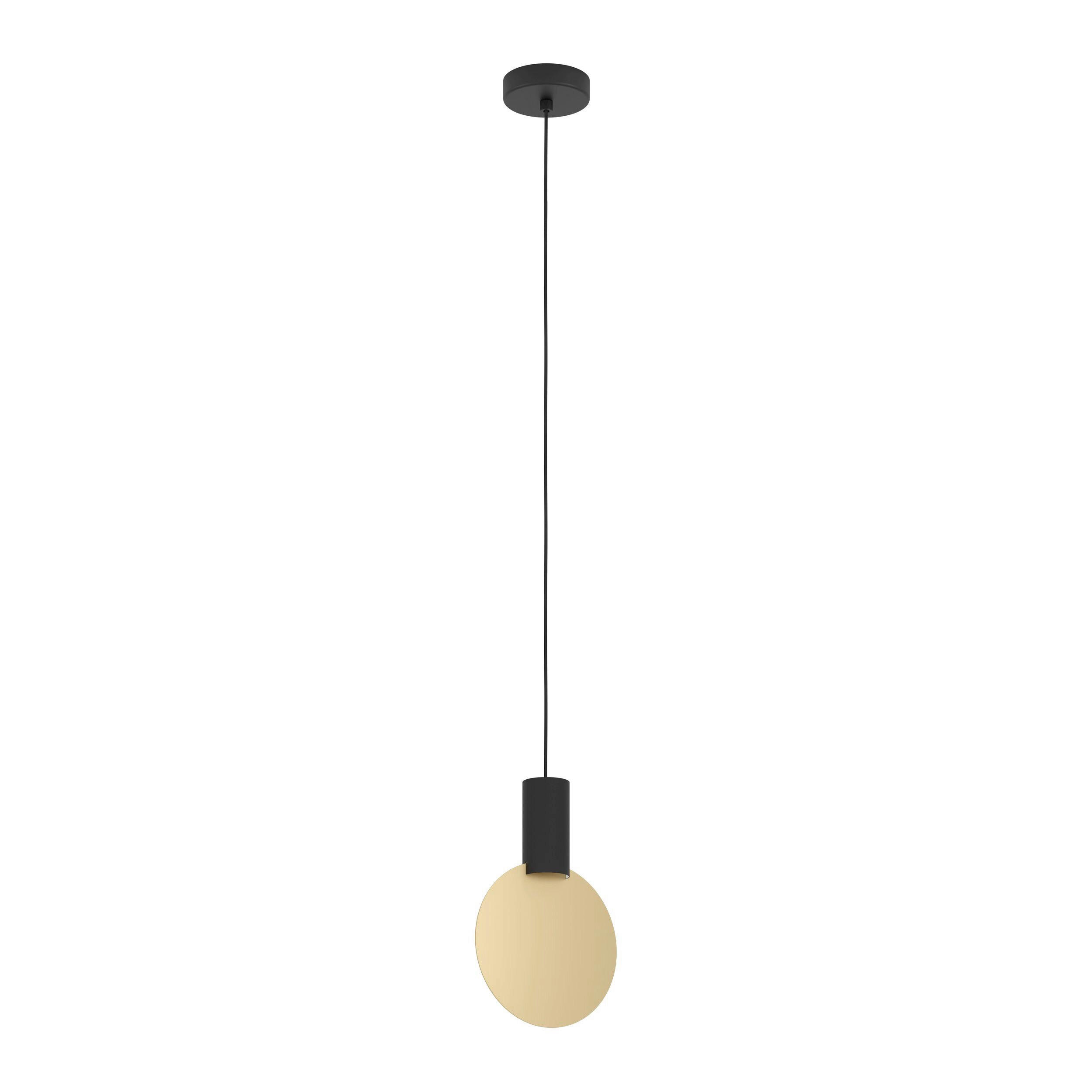 LUSTRĂ 21/110 cm  - auriu/negru, Basics, metal (21/110cm)