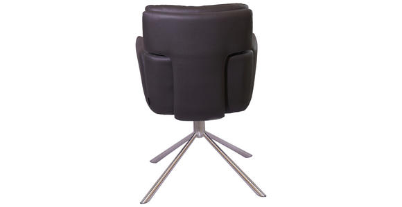 ARMLEHNSTUHL in Stahl Mikrofaser - Edelstahlfarben/Grau, Design, Textil/Metall (60/92/67cm) - Novel