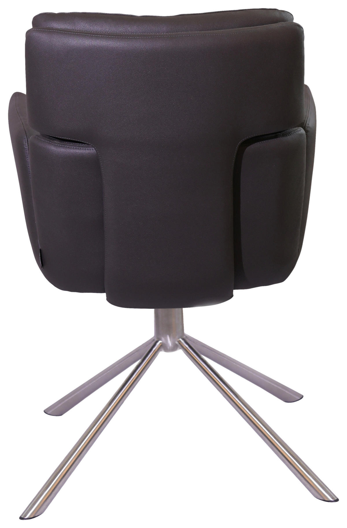 ARMLEHNSTUHL  in Stahl Mikrofaser  - Edelstahlfarben/Grau, Design, Textil/Metall (60/92/67cm) - Novel