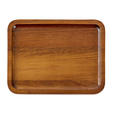 BUTTERDOSE Holz, Glas  - Klar/Akaziefarben, LIFESTYLE, Glas/Holz (17/12,5/10cm) - Novel