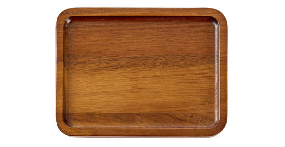 BUTTERDOSE Holz, Glas  - Klar/Akaziefarben, LIFESTYLE, Glas/Holz (17/12,5/10cm) - Novel