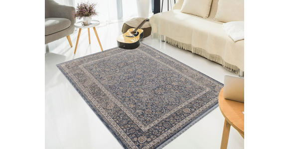 WEBTEPPICH 65/130 cm Tours Blau - Blau, Design, Textil (65/130cm) - Novel