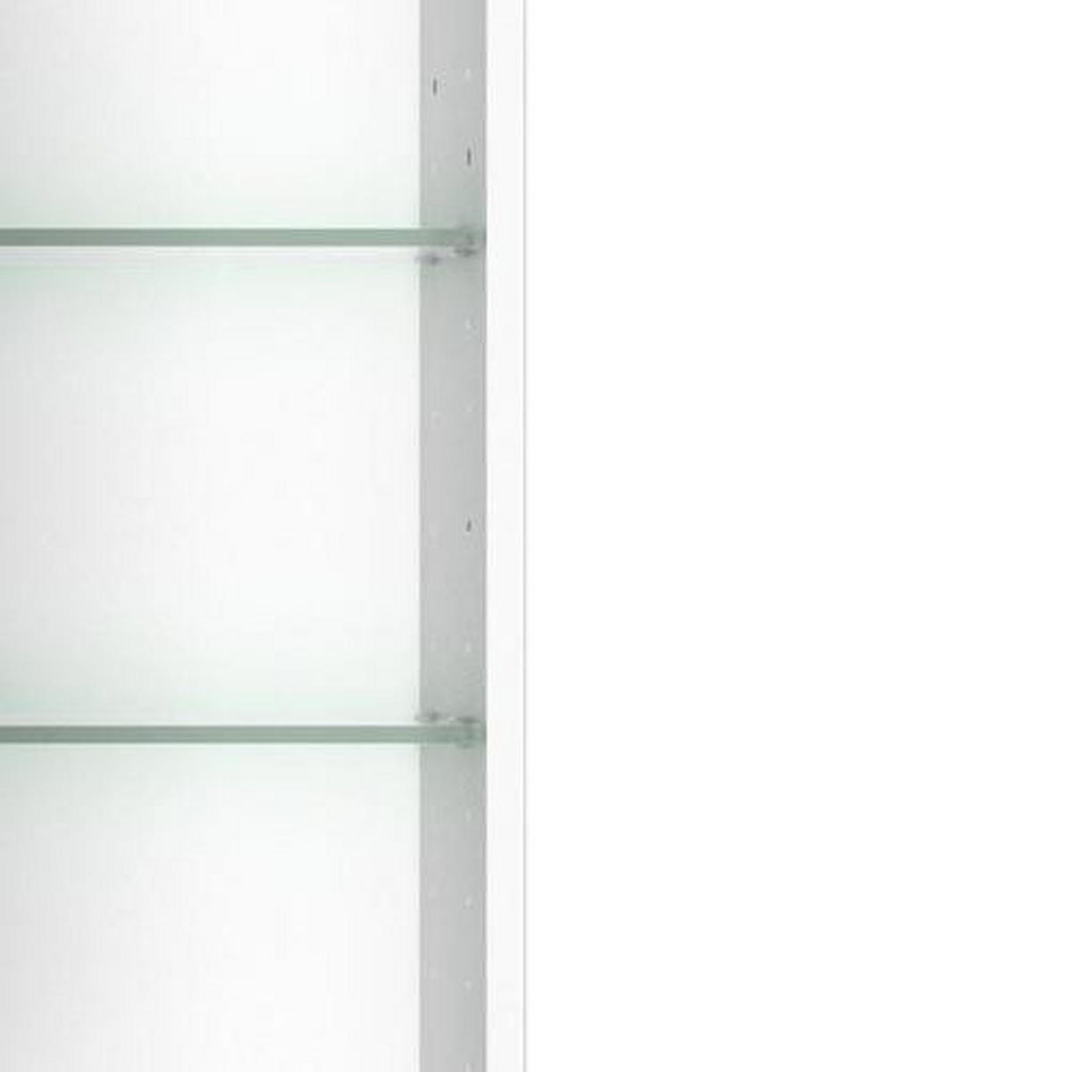 SPIEGELSCHRANK 100/66/20 cm  - KONVENTIONELL, Glas/Holzwerkstoff (100/66/20cm) - Xora