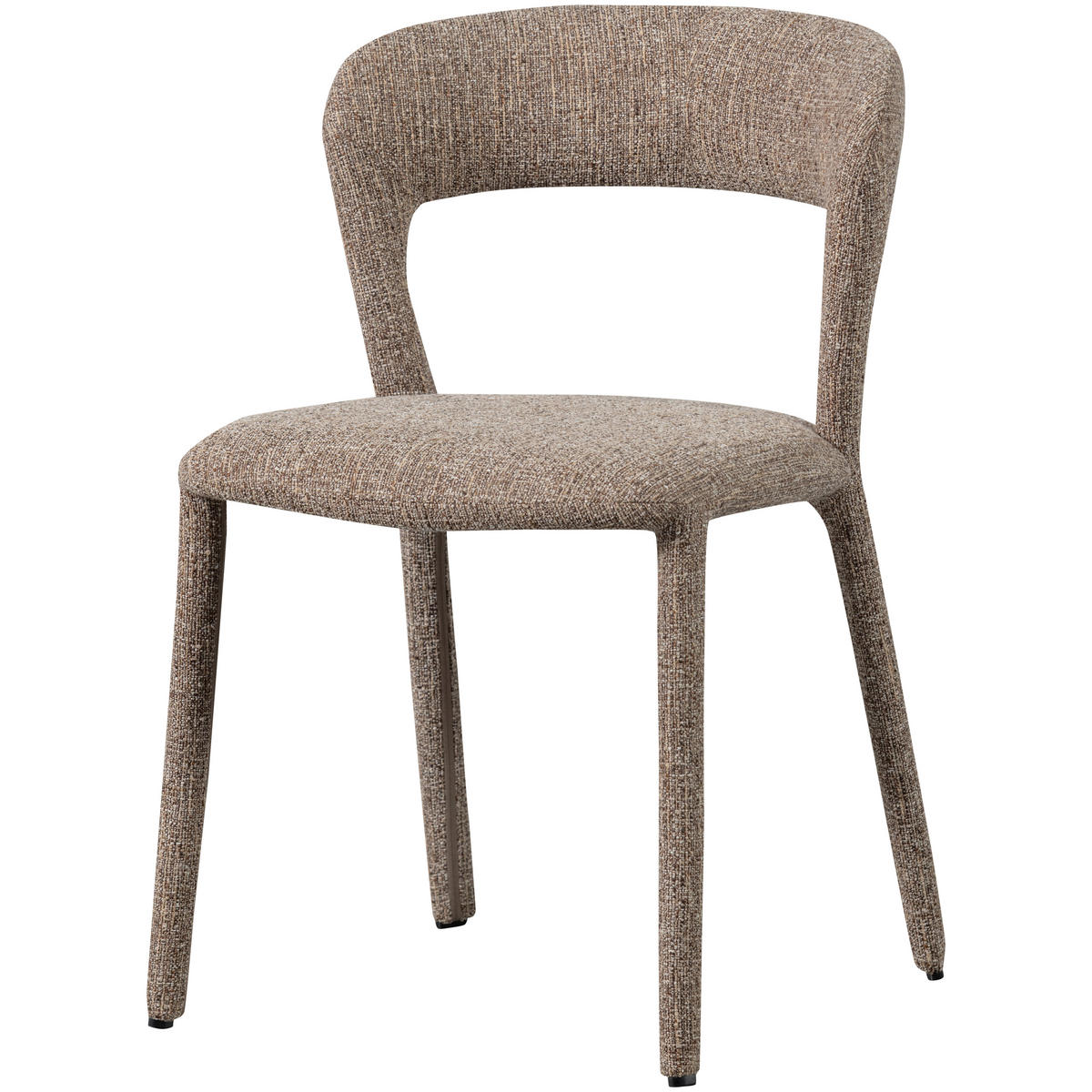 STUHL-SET 2 Stück  in Webstoff  - Sandfarben/Braun, MODERN, Textil (51/76/56cm) - Livetastic