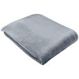 DECKE EMMA  - Anthrazit, Basics, Textil (140cm) - Novel