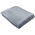 DECKE EMMA  - Anthrazit, Basics, Textil (140cm) - Novel