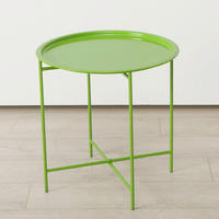 TABLETTTISCH Grün  - Grün, Basics, Metall (46/47cm) - Boltze Home