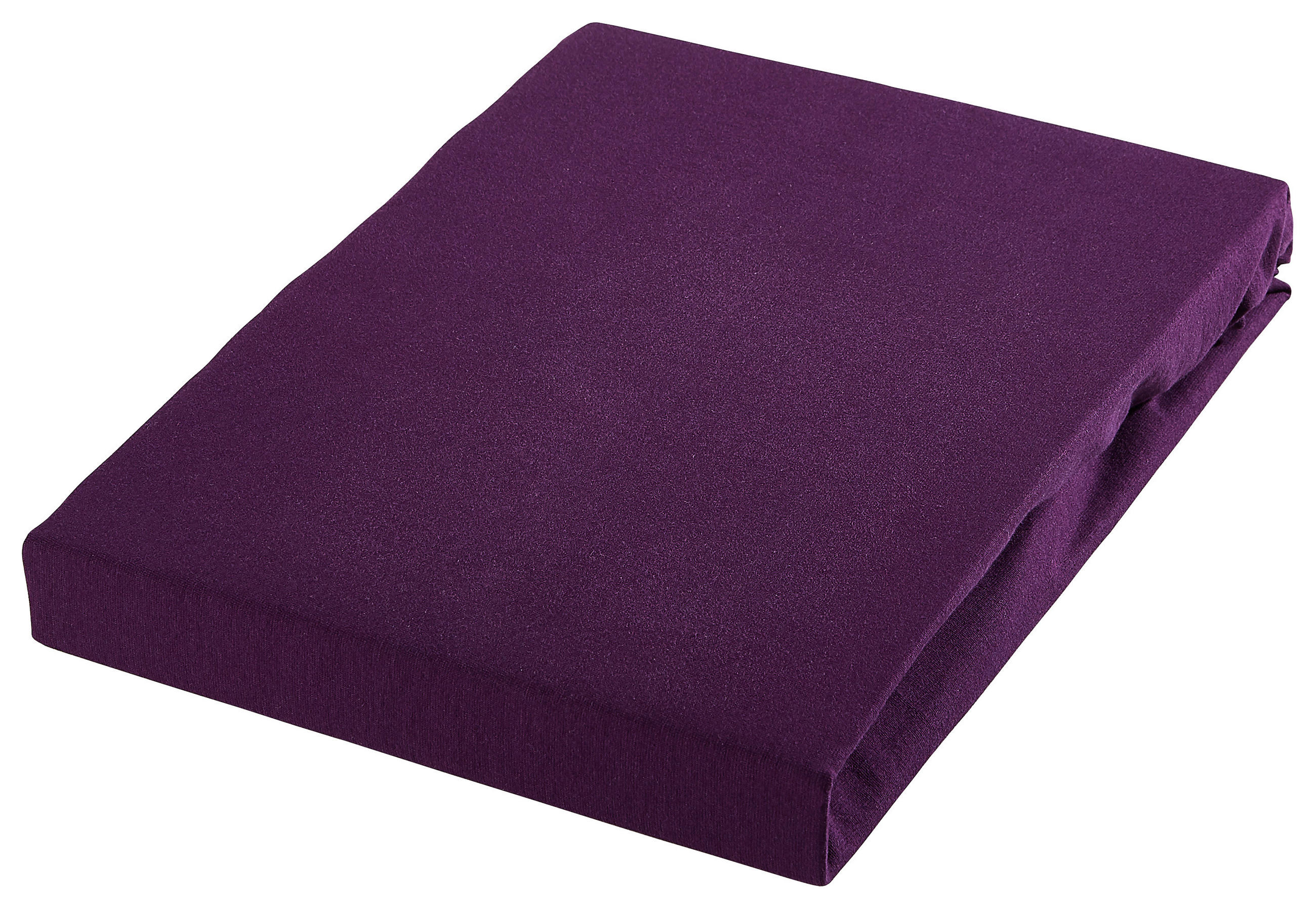 SPANNBETTTUCH Jersey - Brombeere, Basics, Textil (100/200cm) - Esposa