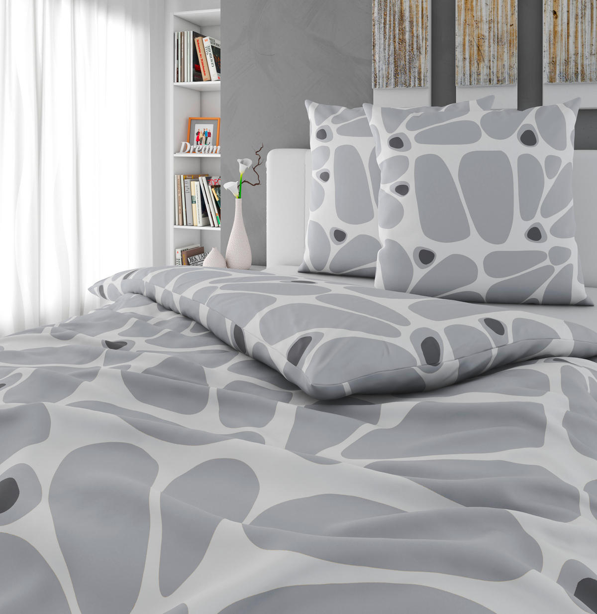 BETTWÄSCHE Renforcé 200/200 cm  - Grau, Textil (200/200cm) - Esposa