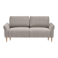 3-SITS SOFFA i manchester taupe  - taupe/naturfärgad, Modern, trä/textil (183/85/92cm) - MID.YOU