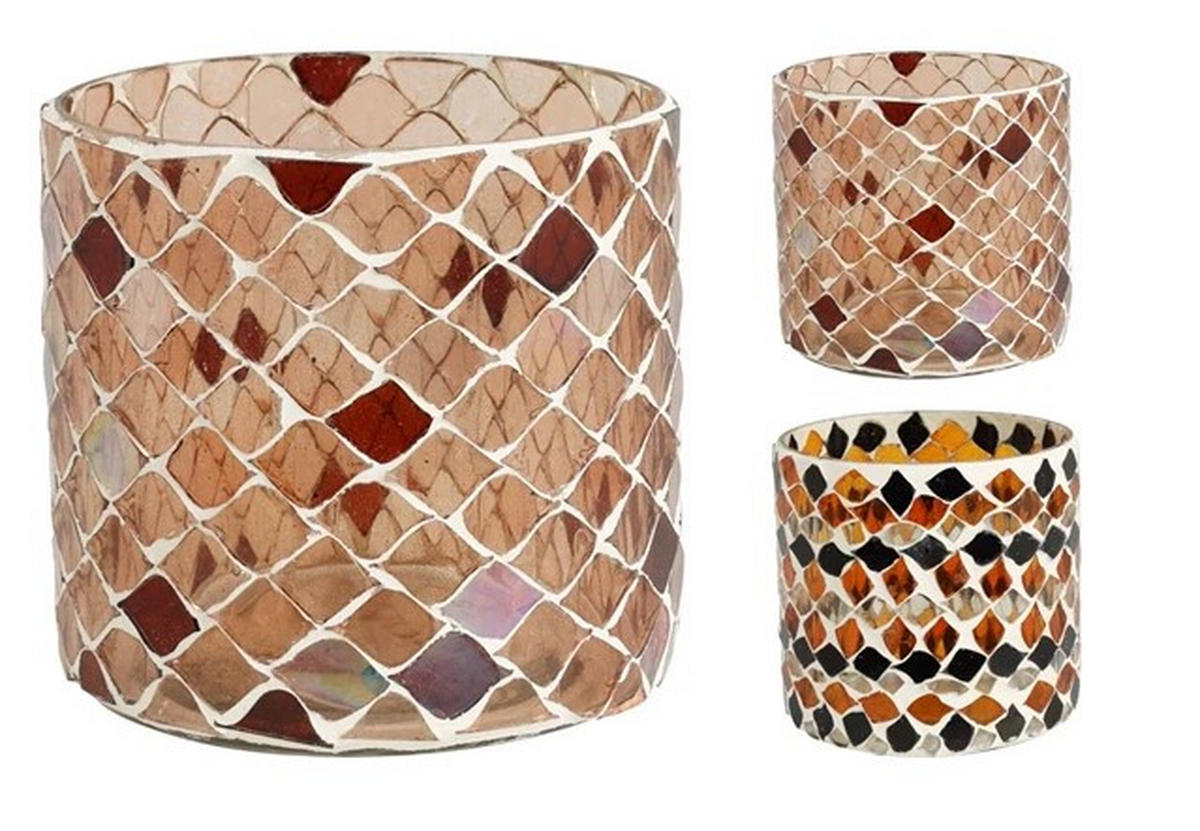 LJUSLYKTA - multicolor, Basics, glas (12/12/12cm)