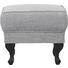 HOCKER Flachgewebe Hellgrau - Hellgrau/Schwarz, Design, Holz/Textil (55/46/55cm) HOCKER Flachgewebe Hellgrau - Hellgrau/Schwarz, Design, Holz/Textil (55/46/55cm)