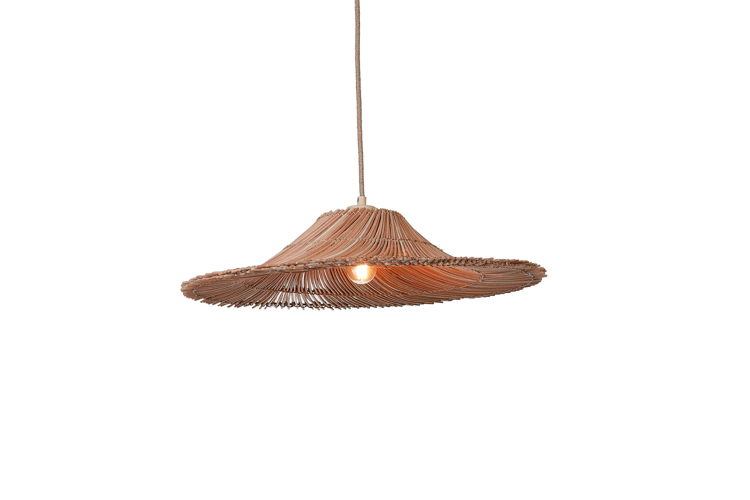 HÄNGLAMPA 53/11 cm  - naturfärgad, Basics, trä (53/11cm) - Good & Mojo