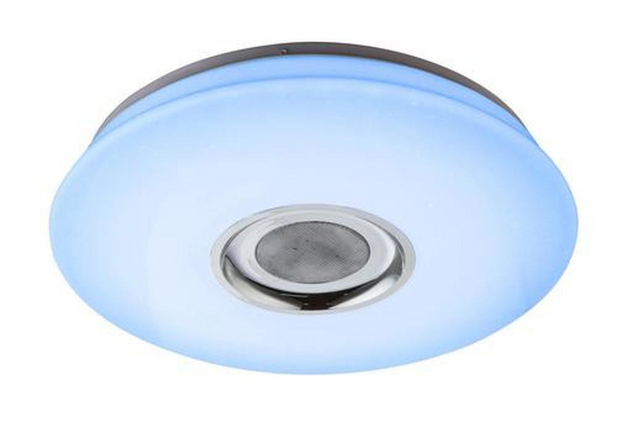 STROPNA LED-SVETILKA  Nicole //2700-6500 K/230 V/ - bela, Basics, umetna masa (40/7cm) - Globo