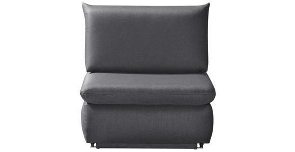 SCHLAFSESSEL mit Flachgewebe Grau - Grau, Design, Textil (90/89/83cm) - Novel