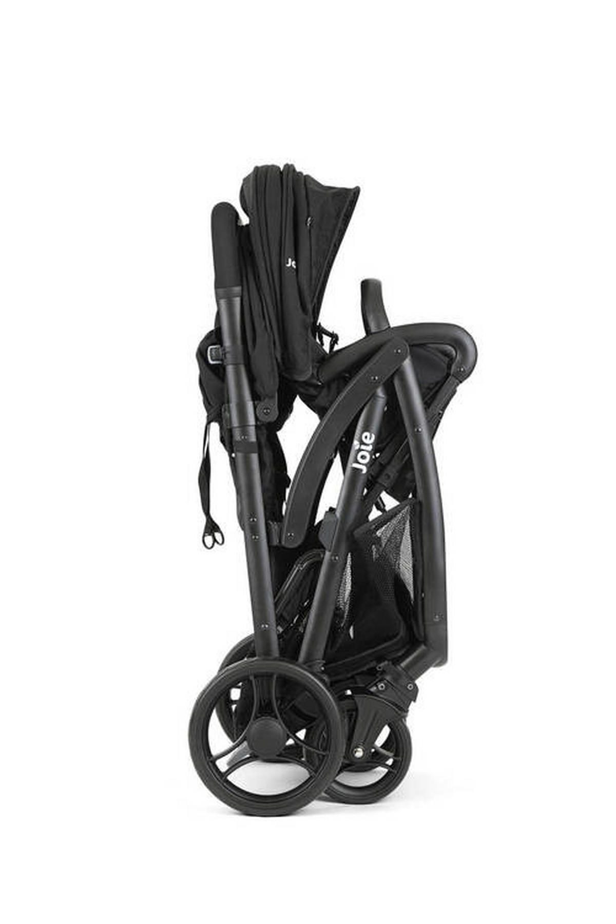 GESCHWISTERWAGEN EVALITE DUO  - Schwarz, Basics, Textil/Metall (56/101,5/104cm) - Joie