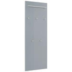 GARDEROBENPANEEL  in 60/170/10 cm  - Grau, Design, Glas/Holzwerkstoff (60/170/10cm) - Novel