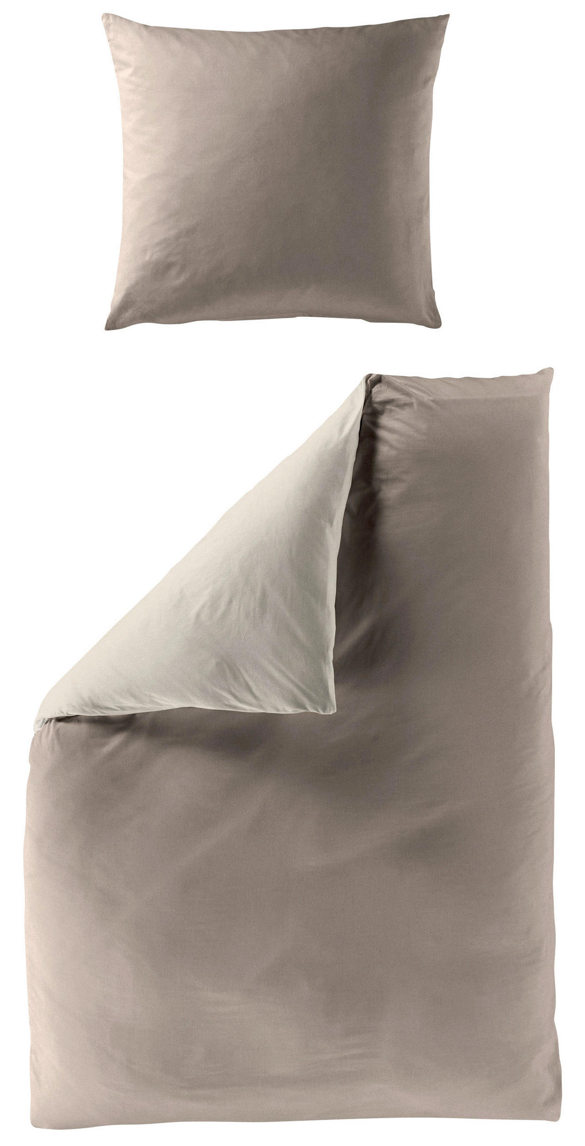 BETTWÄSCHE Renforcé 135/200 cm  - Mokka, KONVENTIONELL, Textil (135/200cm) - Bierbaum