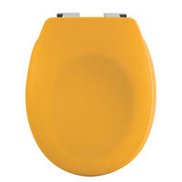 WC-SITZ Dunkelgelb  - Dunkelgelb, Basics, Kunststoff (45.5/37/5.5cm) - Spirella