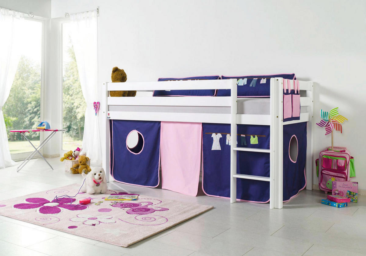 KINDERKISSEN  - Lila/Rosa, Design, Textil