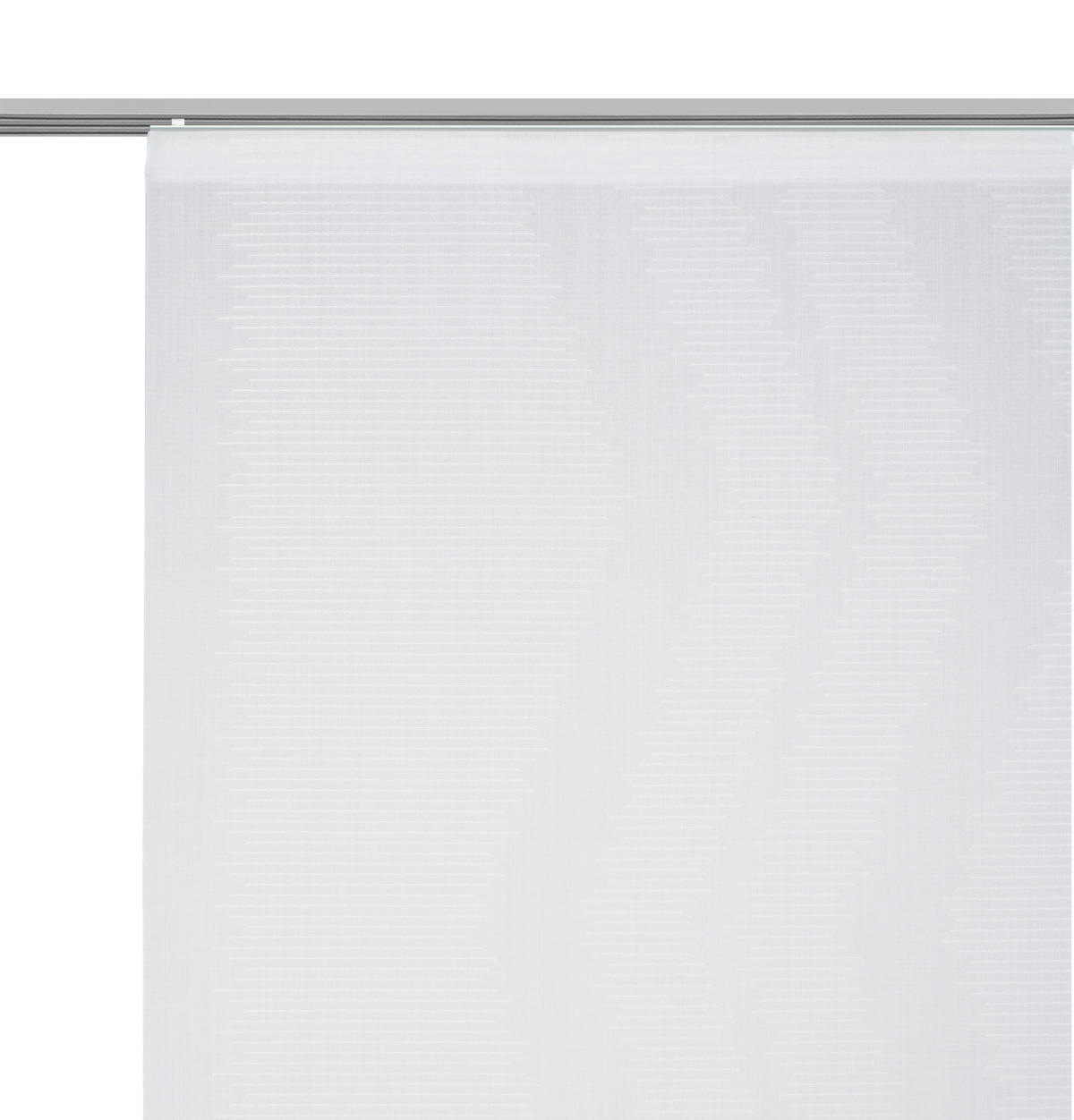 FLÄCHENVORHANG   halbtransparent  60/245 cm   - Weiß, Design, Textil (60/245cm) - Novel