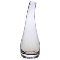 VASE 20,00 cm  - Taupe, Design, Glas (7,00/20,00/7,00cm) - Leonardo