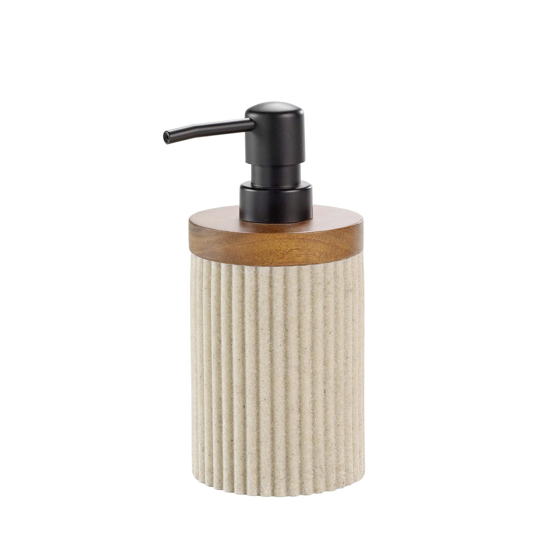 DOZATOR TEKUĆEG SAPUNA  bež  plastika  NATURELA  - bež, Basics, plastika (8/17cm) - Homeware